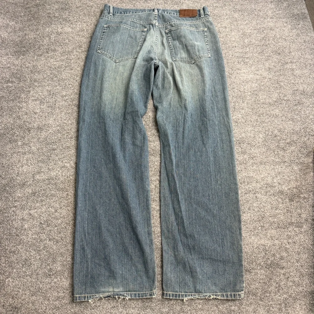 Calvin Klein Straight Baggy Leg Jeans Men's Size 34 Blue Medium Wash Denim